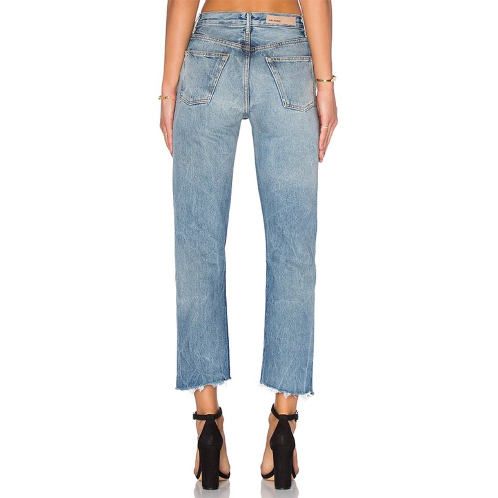 NWT GRLFRND Helena High-Rise Straight Jean Sharona - Picture 4 of 10